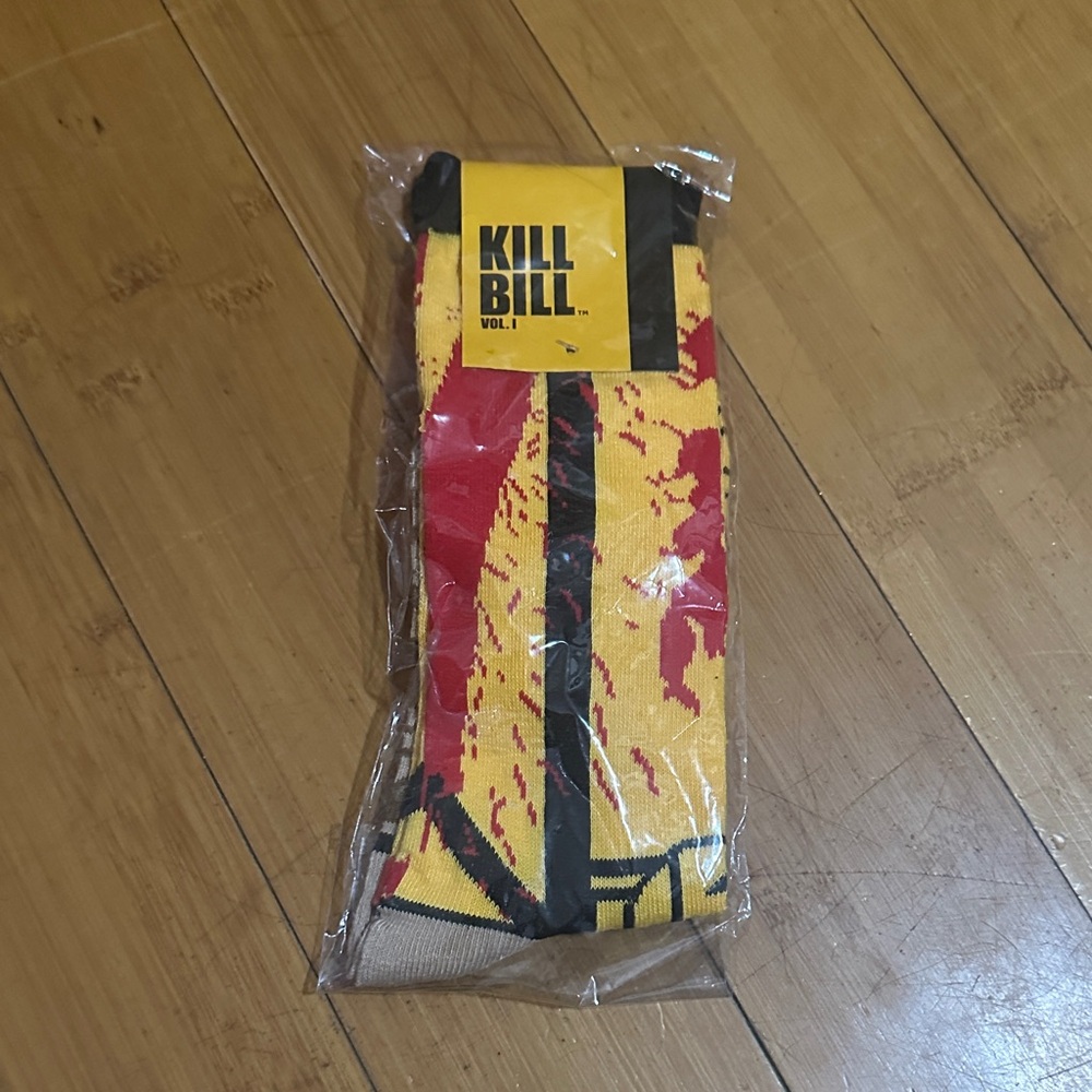 Loot Crate Exclusive Miramax Socks - Red, Yellow, Brown